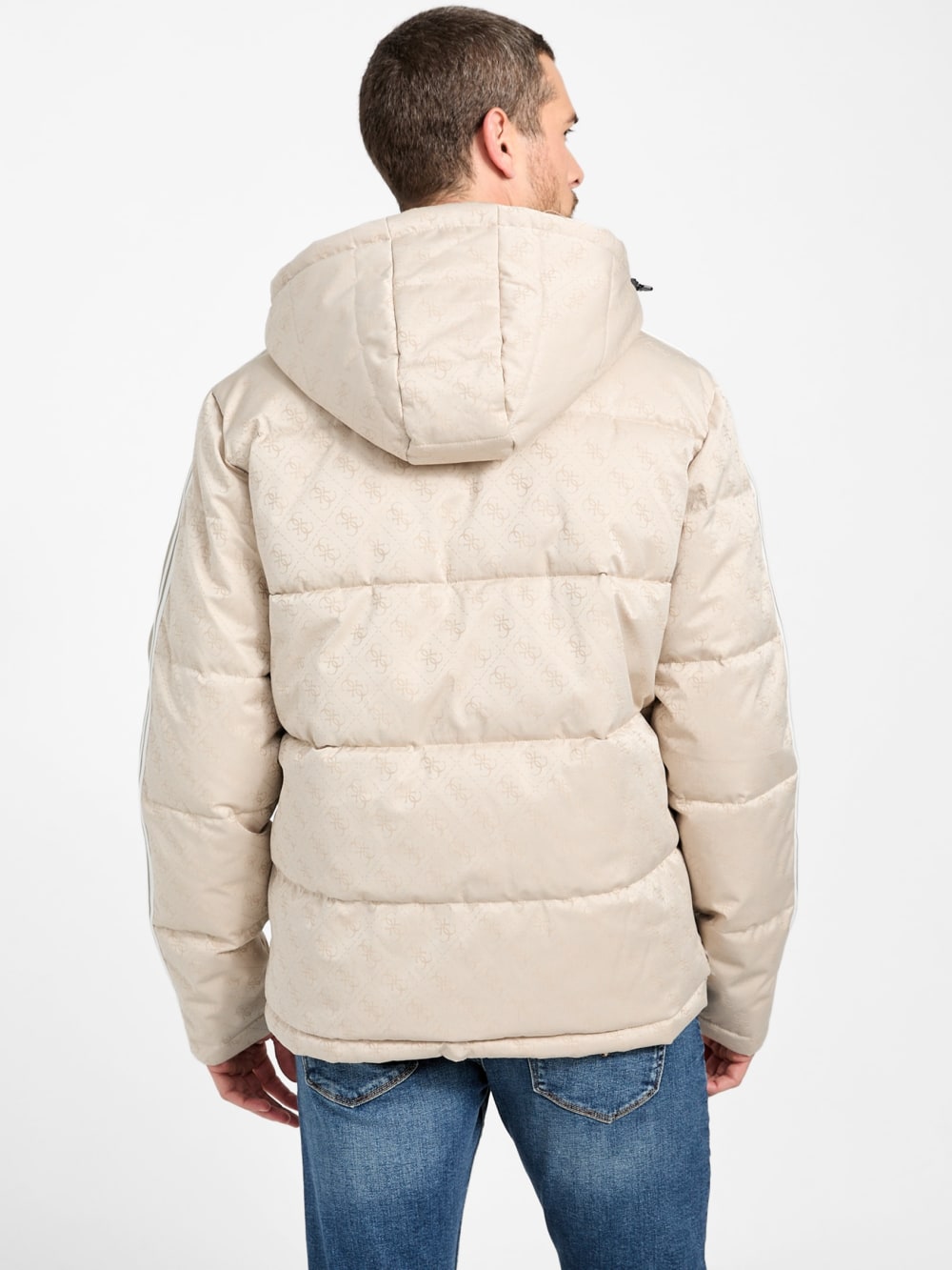 Eco Fusco Hooded Padded Jacket - Guess