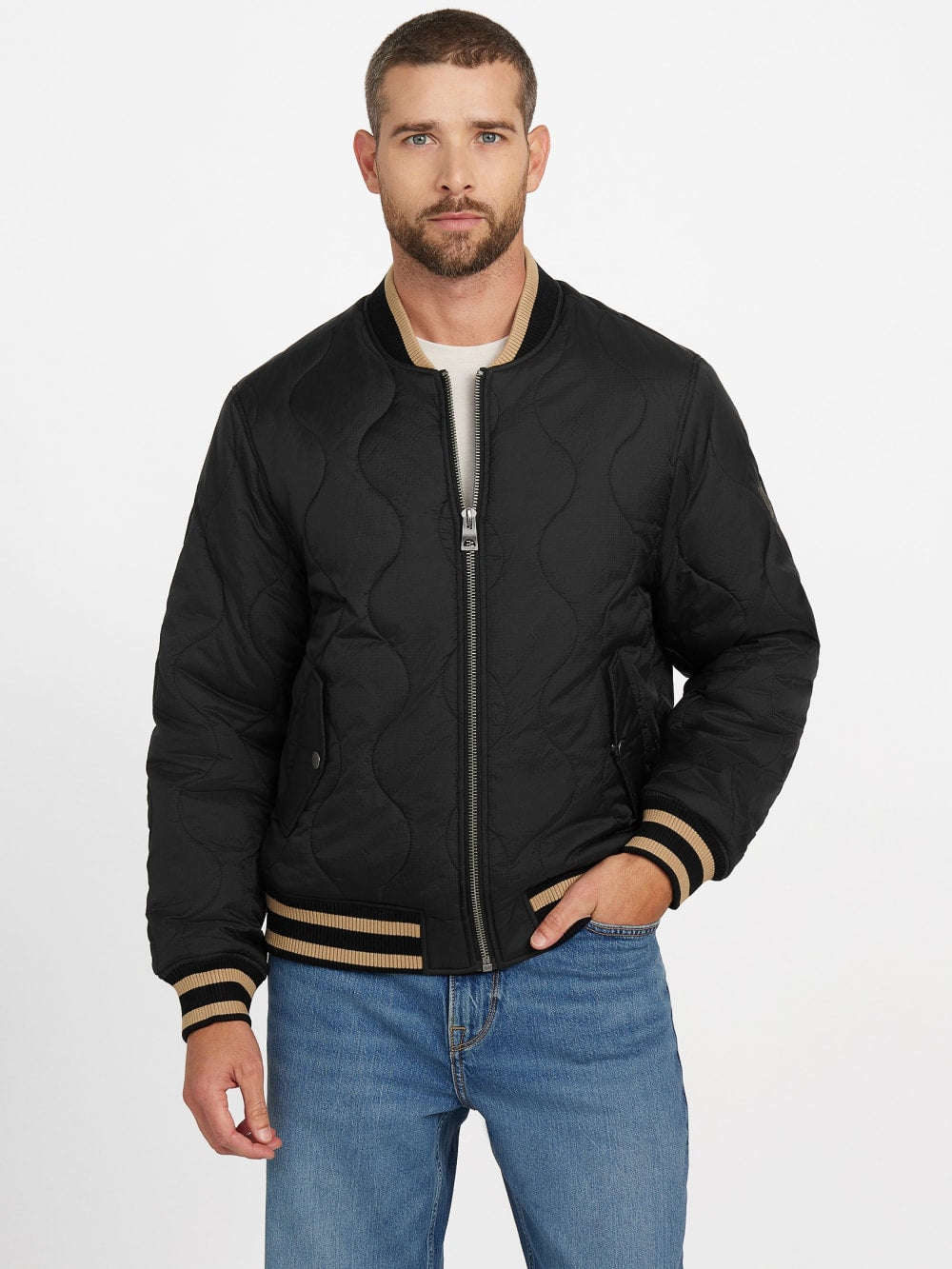 Alameda Ripstop Flight Jacket - Guess