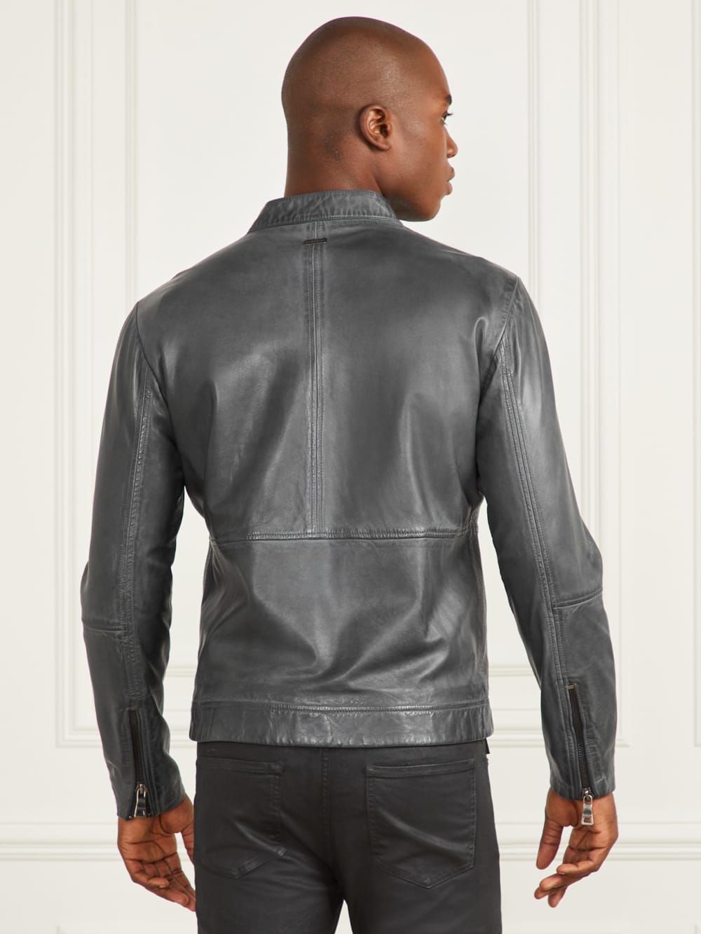Leather Biker Jacket - Guess