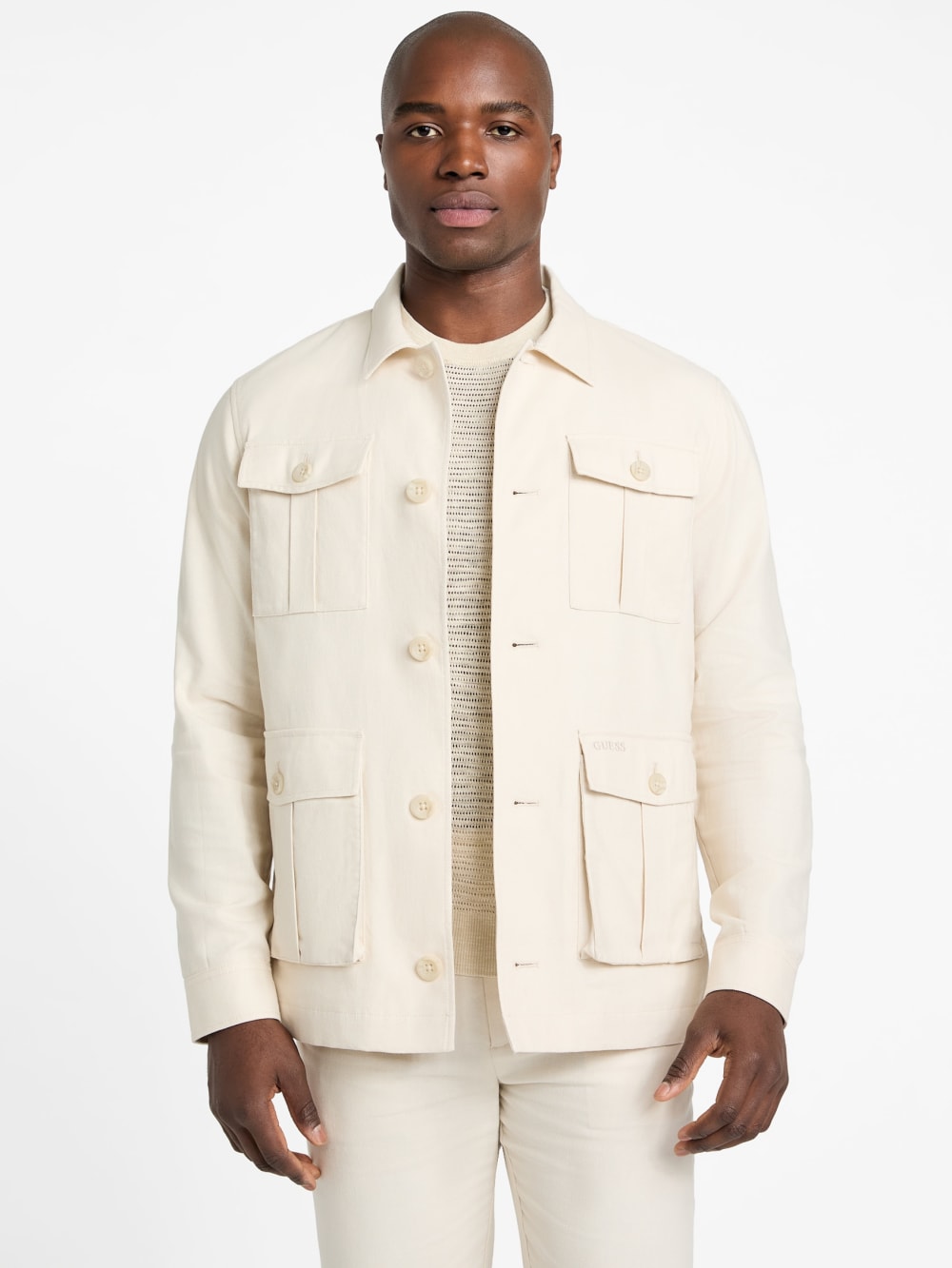Eco Saharian Twill Jacket - Guess