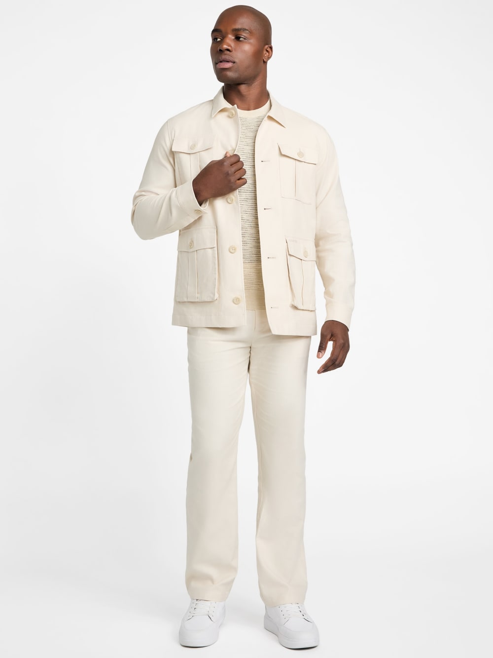 Eco Saharian Twill Jacket - Guess