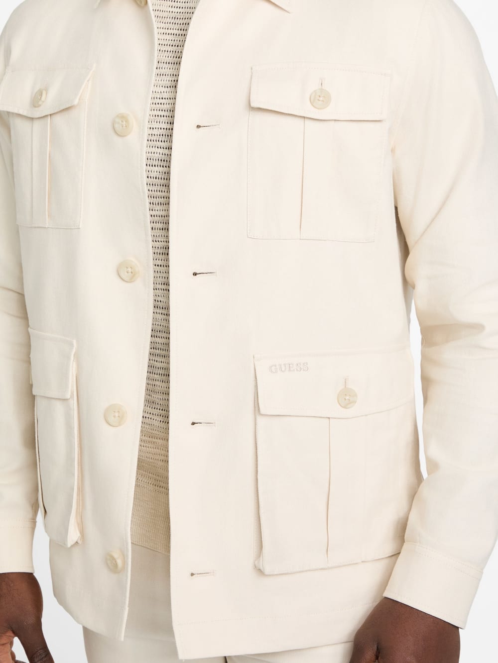 Eco Saharian Twill Jacket - Guess