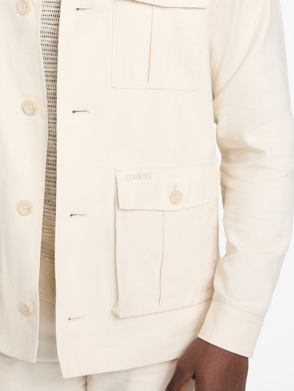Eco Saharian Twill Jacket - Guess