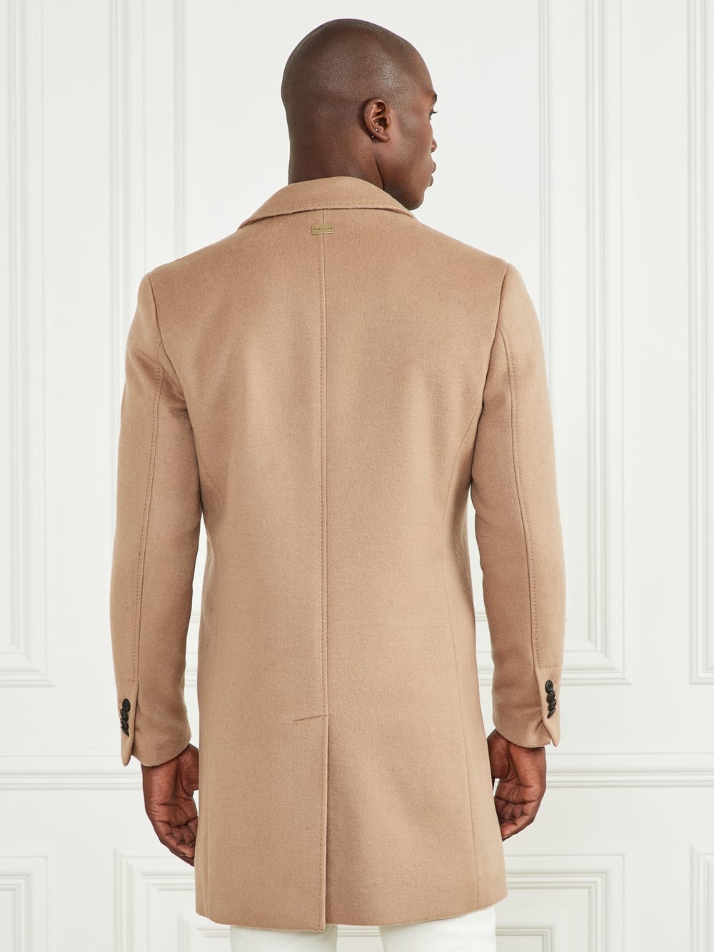 Single Breasted Wool-Blend Coat - Guess