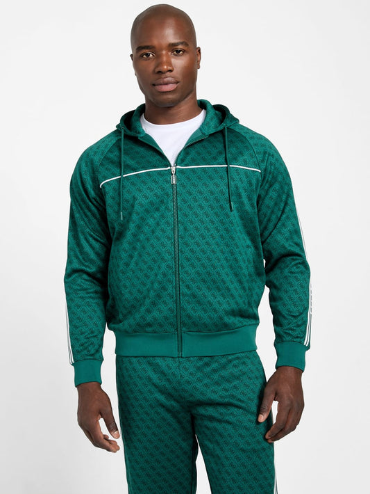 Eco Parimo Jacquard Full-Zip Hoodie - Guess