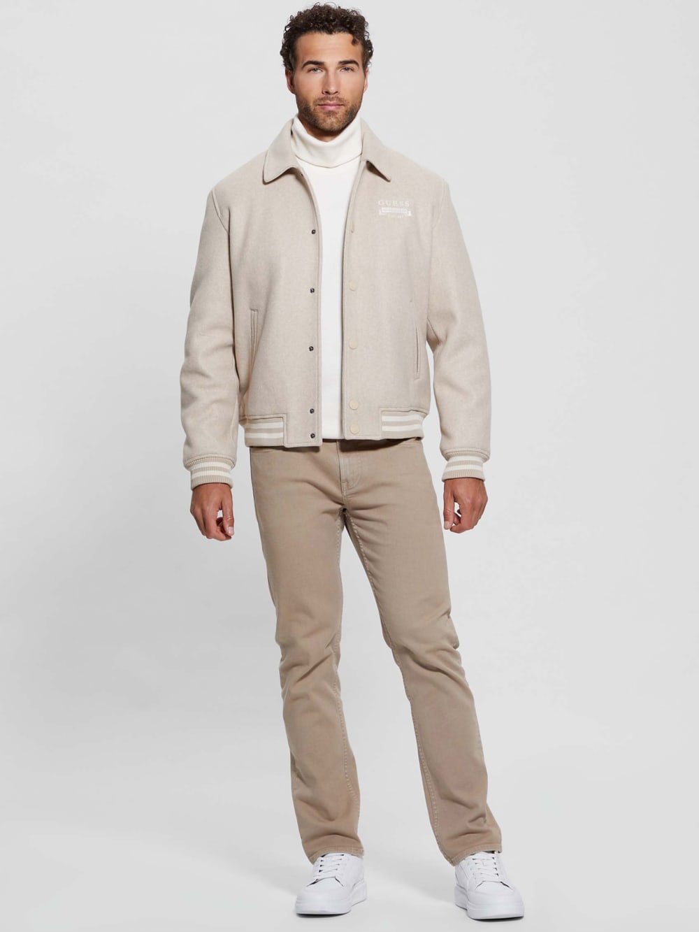 Eco Melton Flight Jacket - Guess