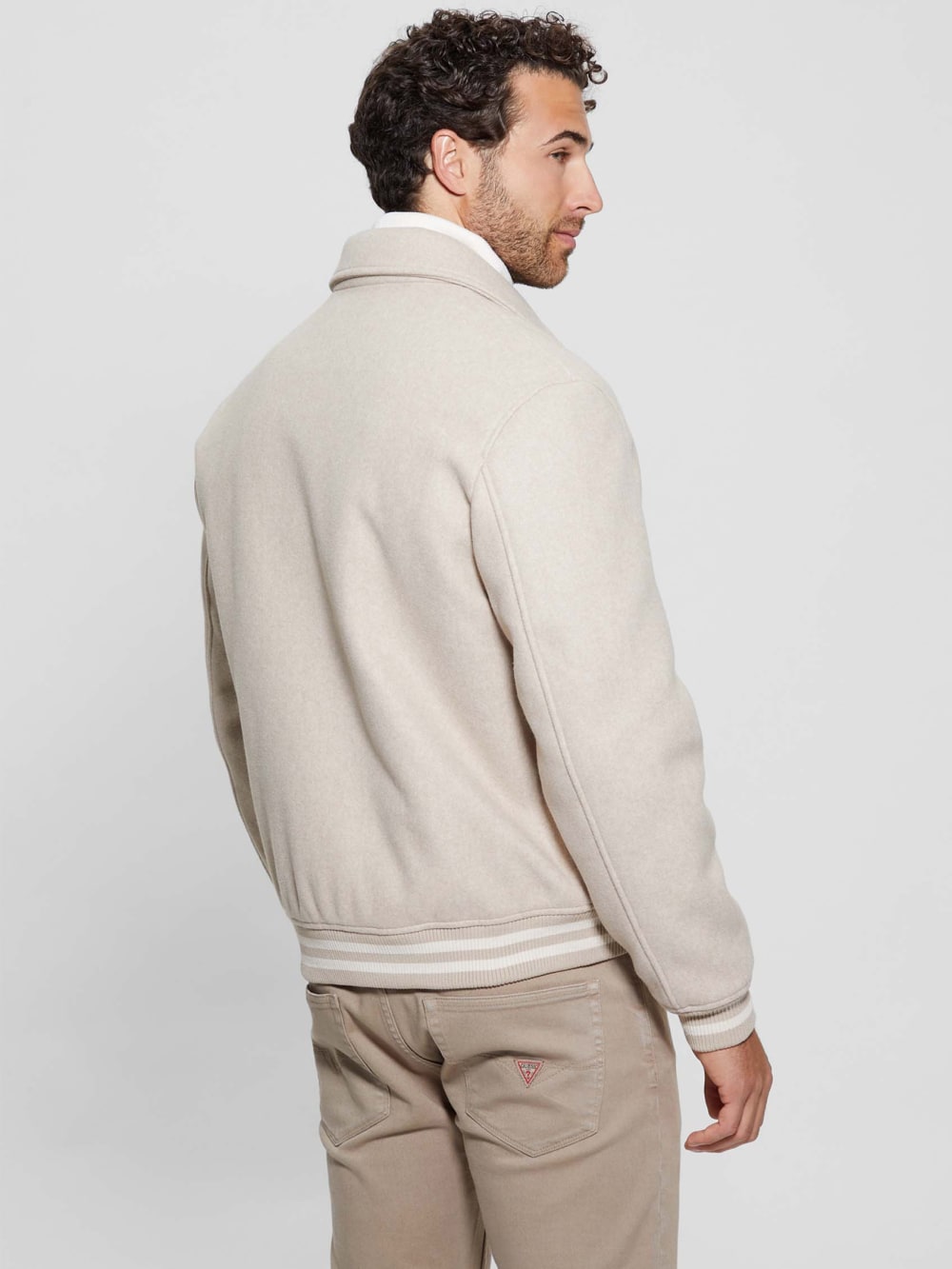 Eco Melton Flight Jacket - Guess
