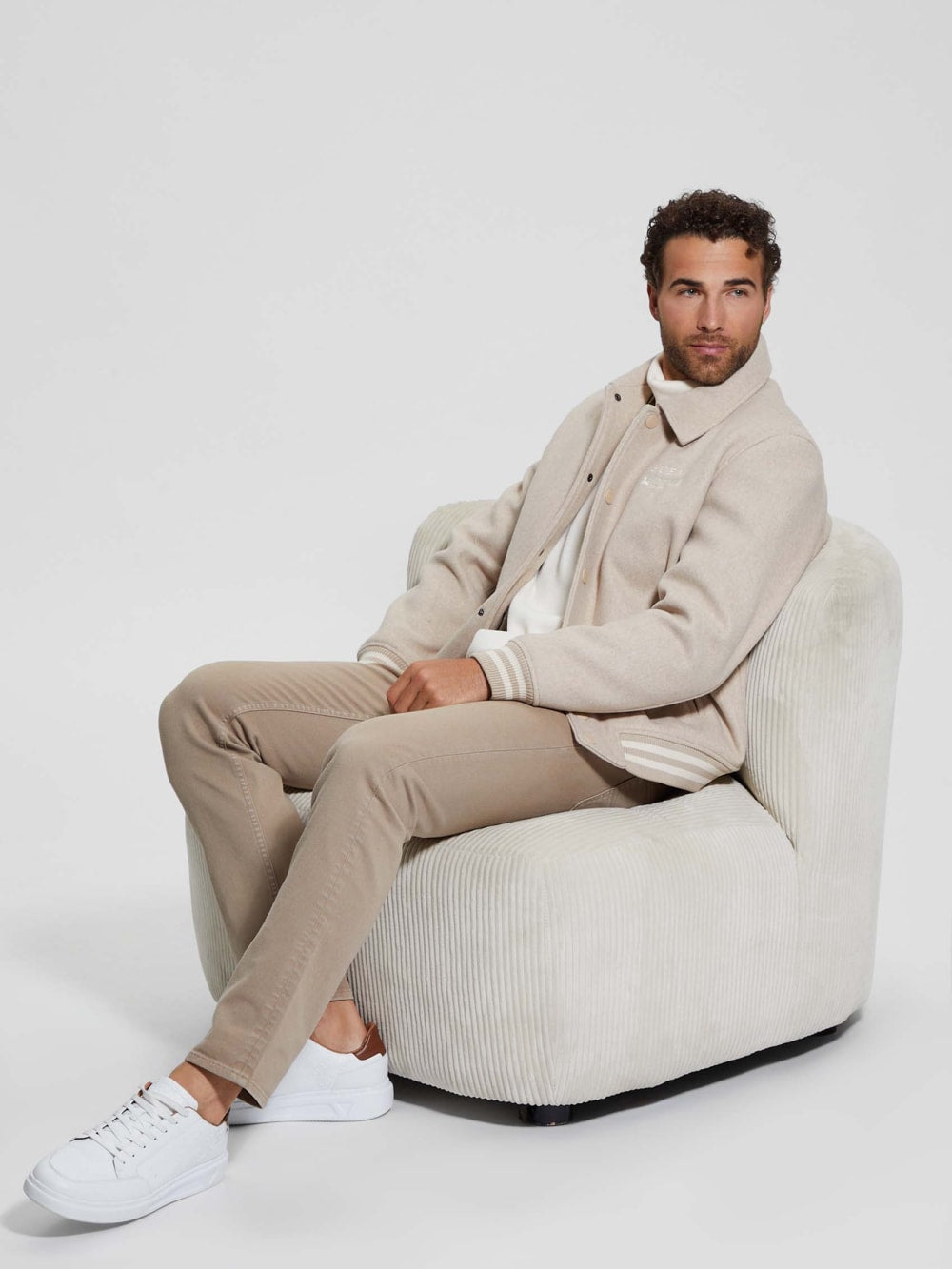Eco Melton Flight Jacket - Guess