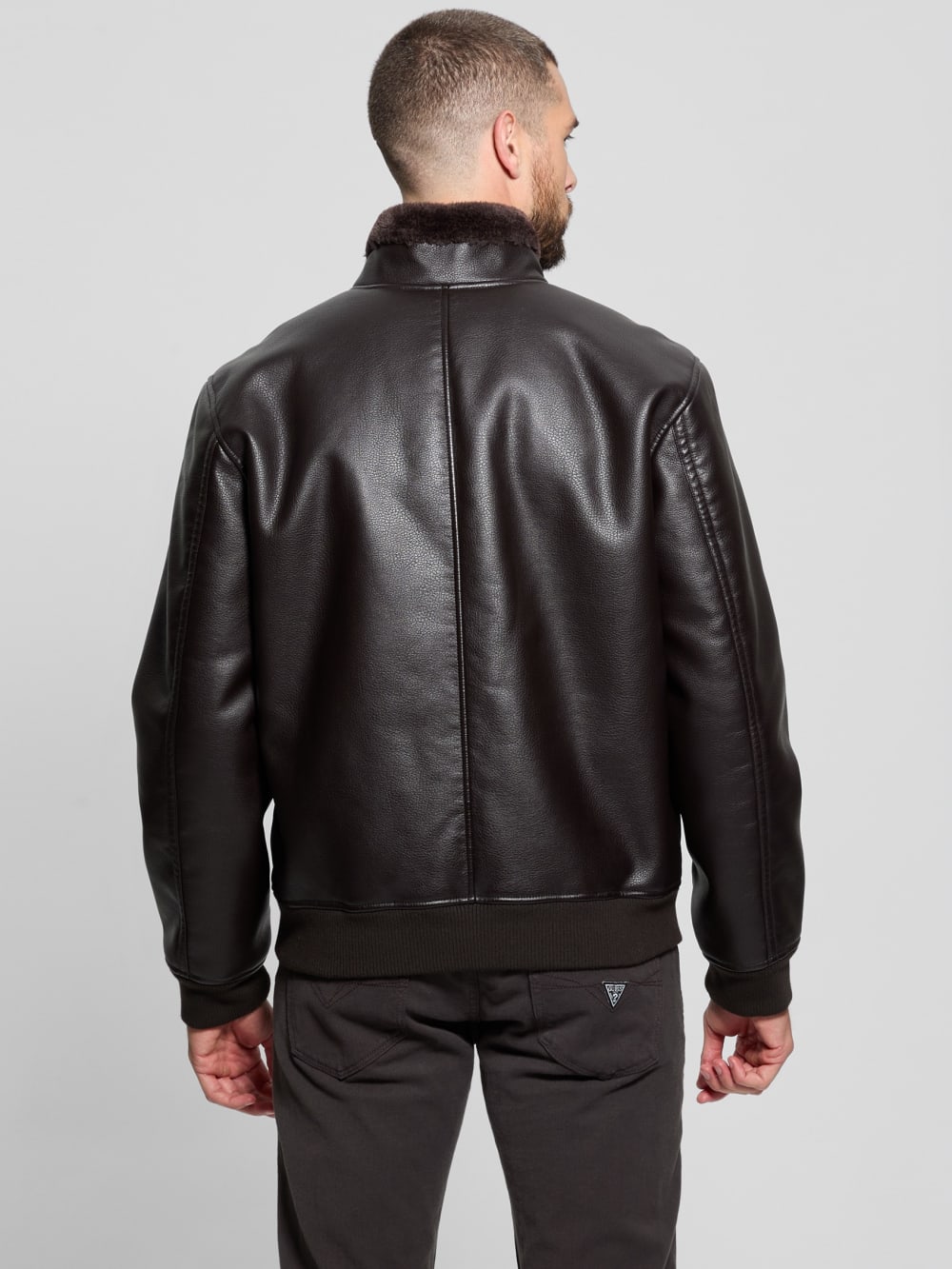 Ryder Bonded Faux-Leather Jacket - Guess