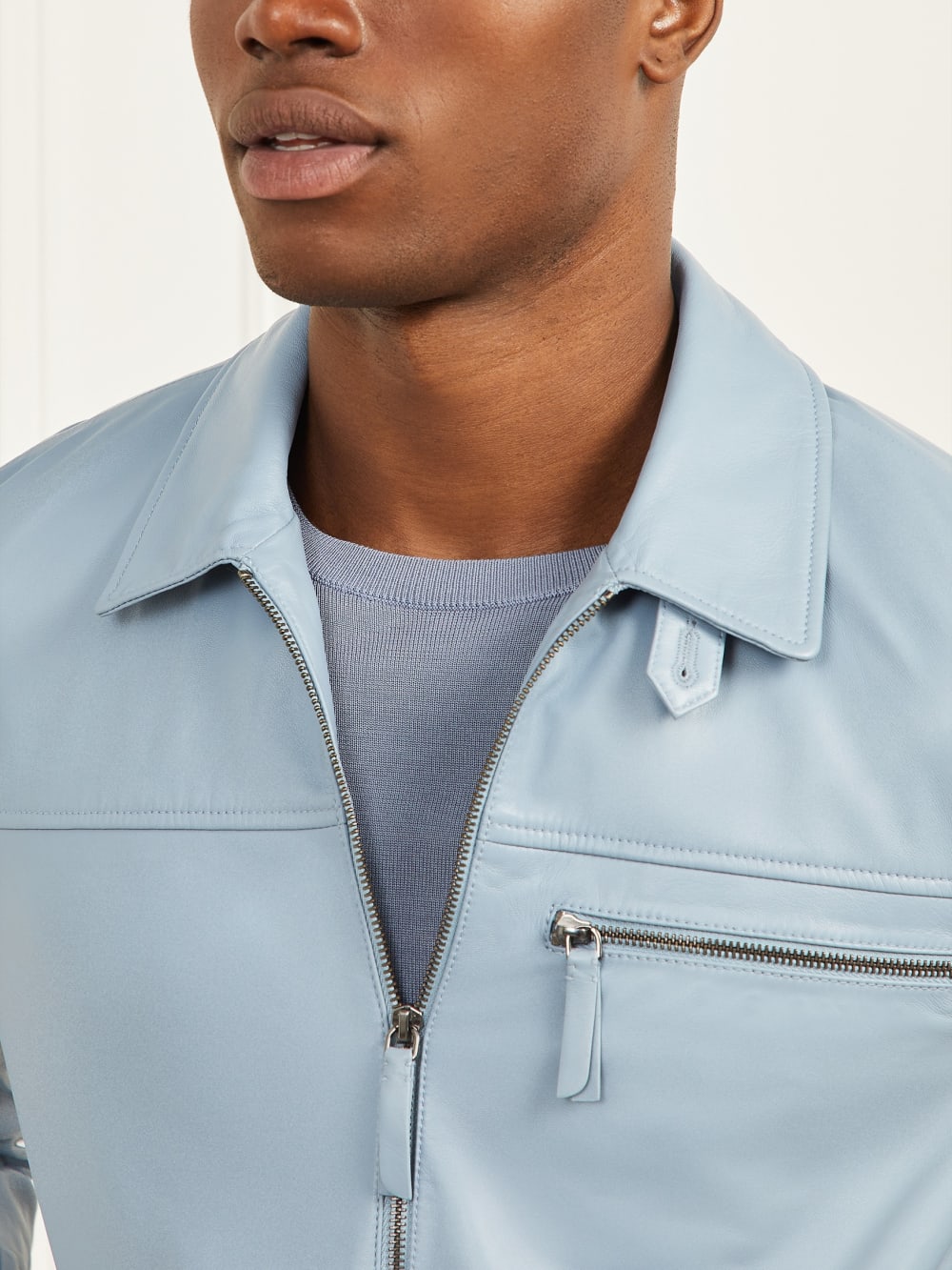 Leather Flight Jacket - Guess