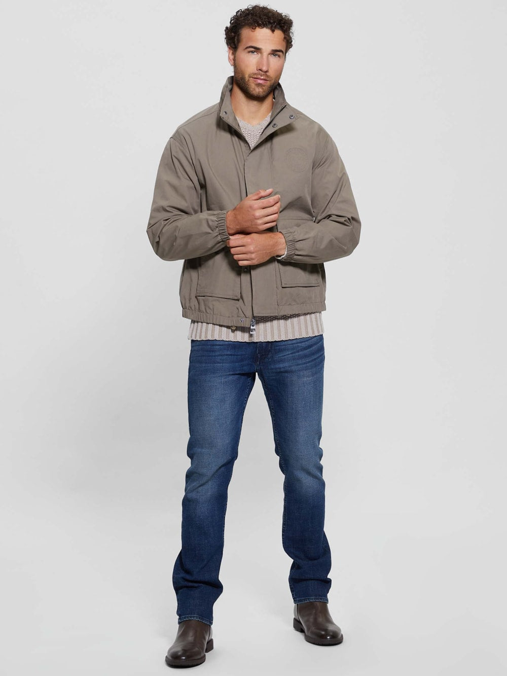 Paul Essential Twill Utility Jacket - Guess
