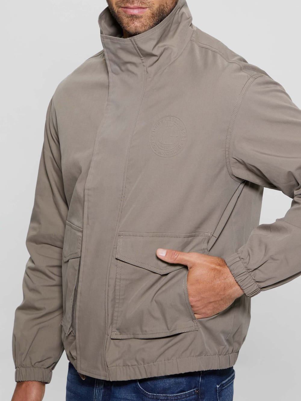 Paul Essential Twill Utility Jacket - Guess