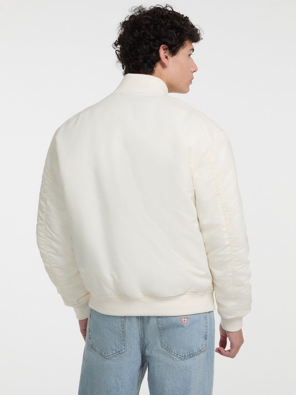 Nylon Flight Jacket - Guess