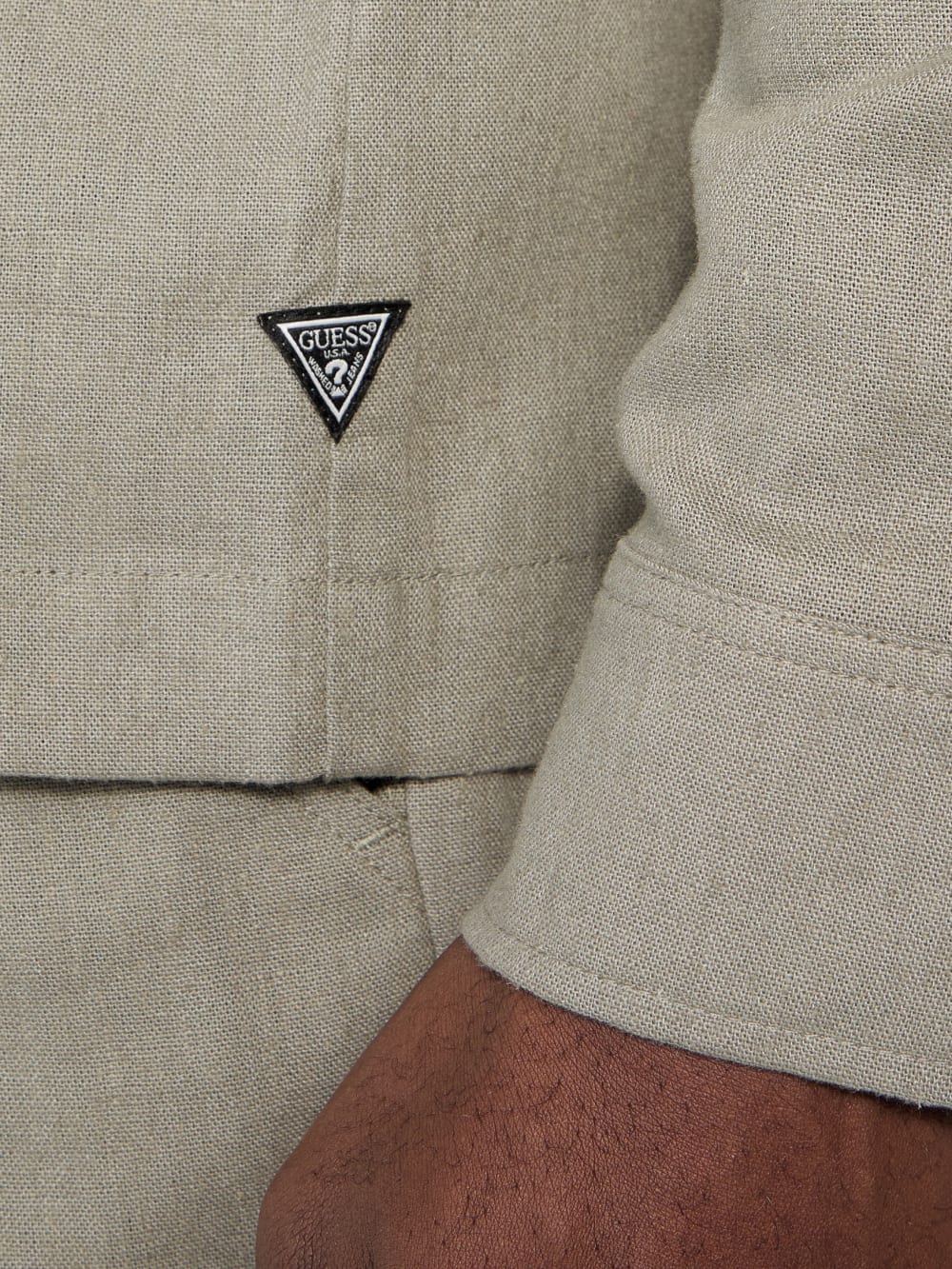 Eco Fletcher Linen Shacket - Guess
