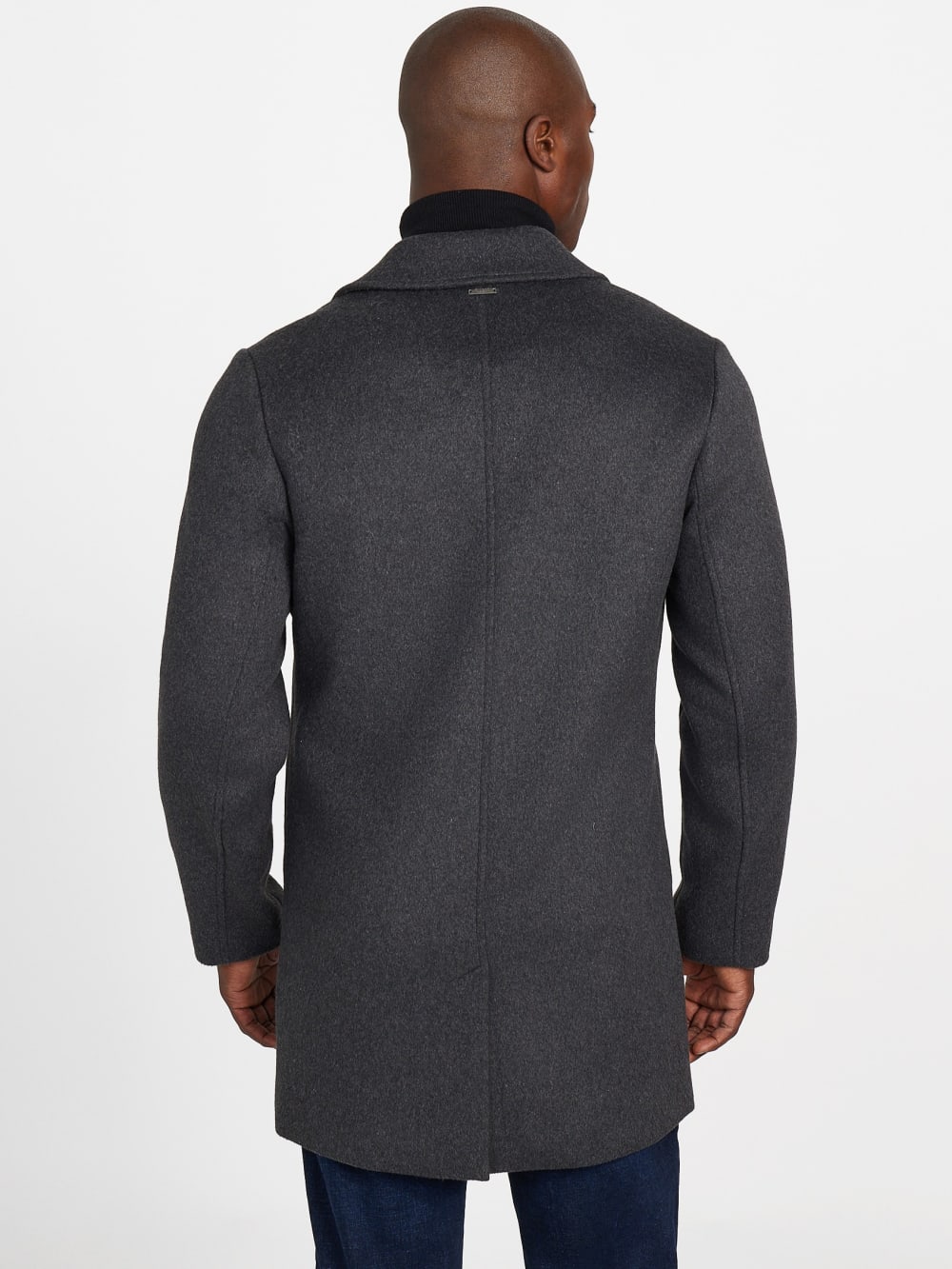 Eco Wool-Blend Fitted Coat - Guess