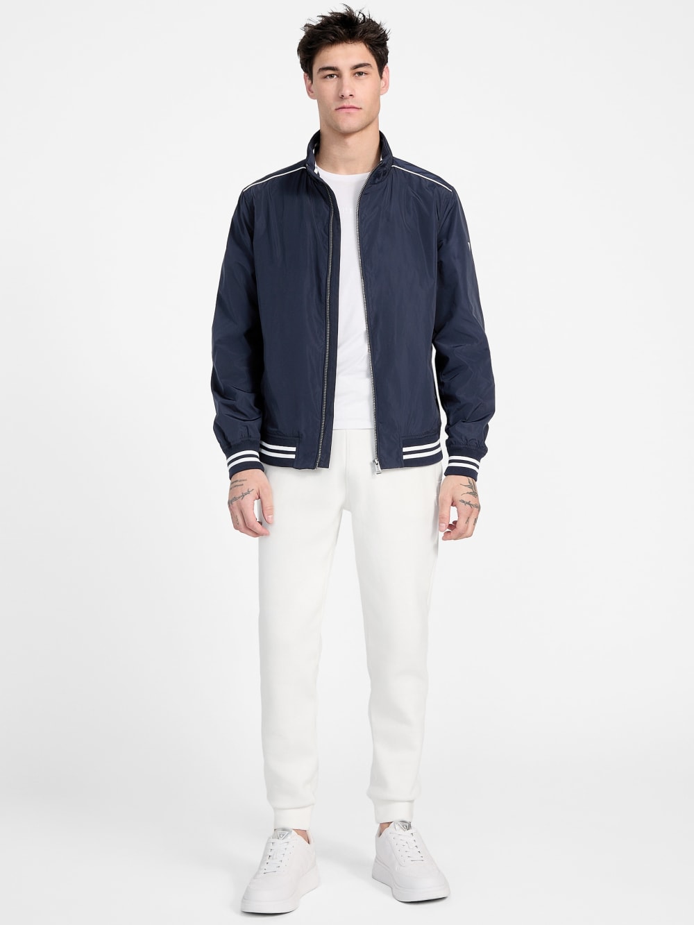 Eco Urban Satin Flight Jacket - Guess