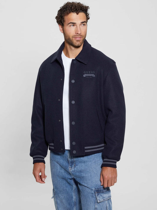 Eco Melton Flight Jacket - Guess