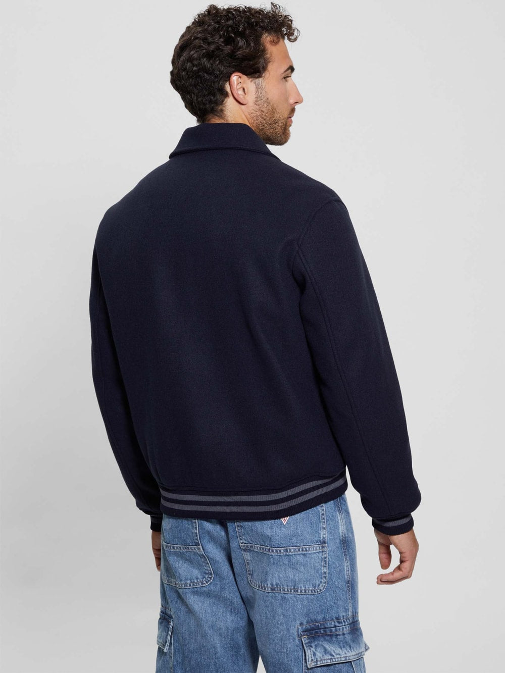 Eco Melton Flight Jacket - Guess