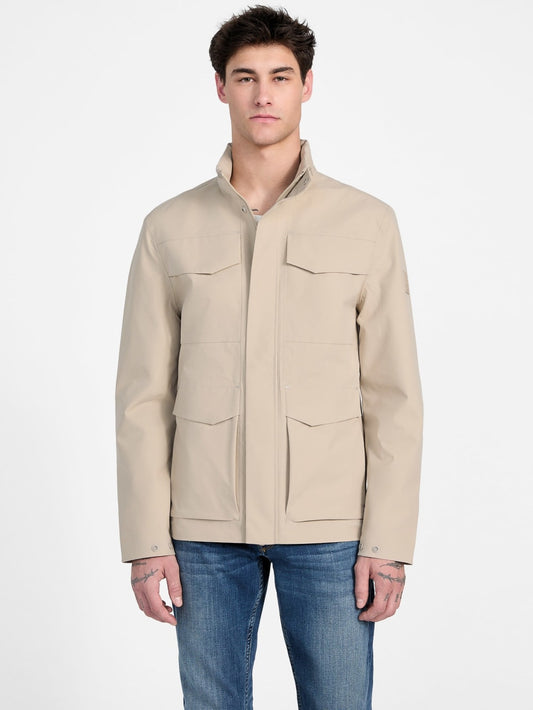 Dunwich Woven Hooded Utility Jacket - Guess