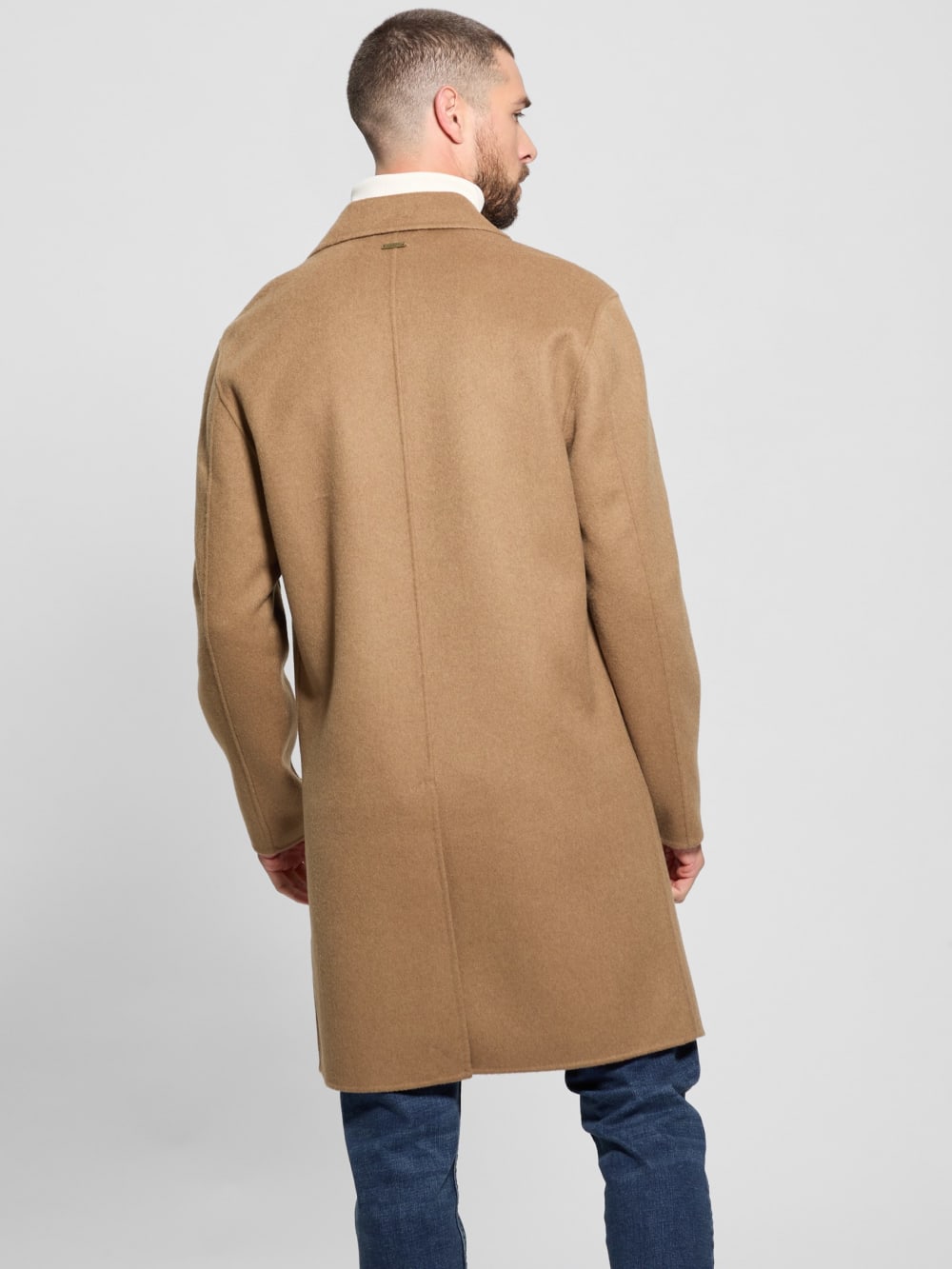 Wool-Blend Double-Breasted Coat - Guess