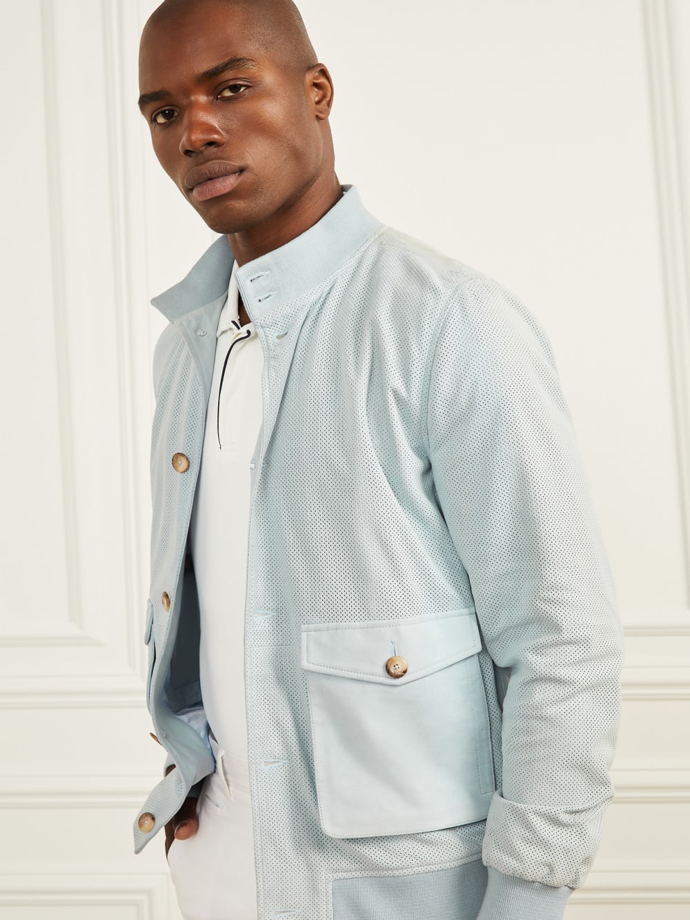 Suede Flight Jacket - Guess