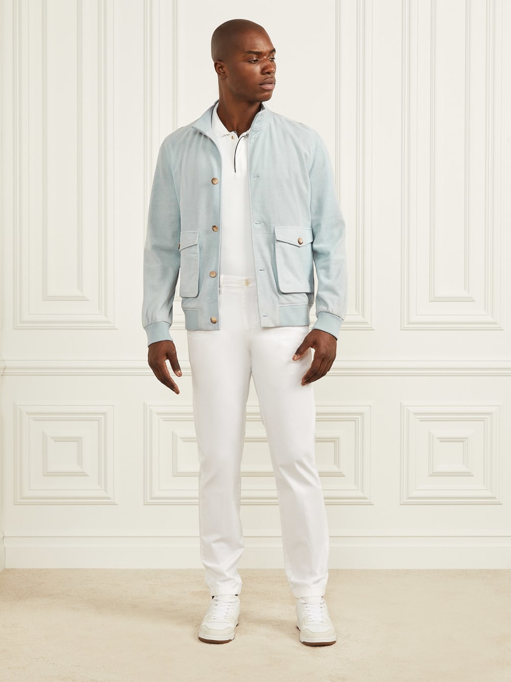 Suede Flight Jacket - Guess