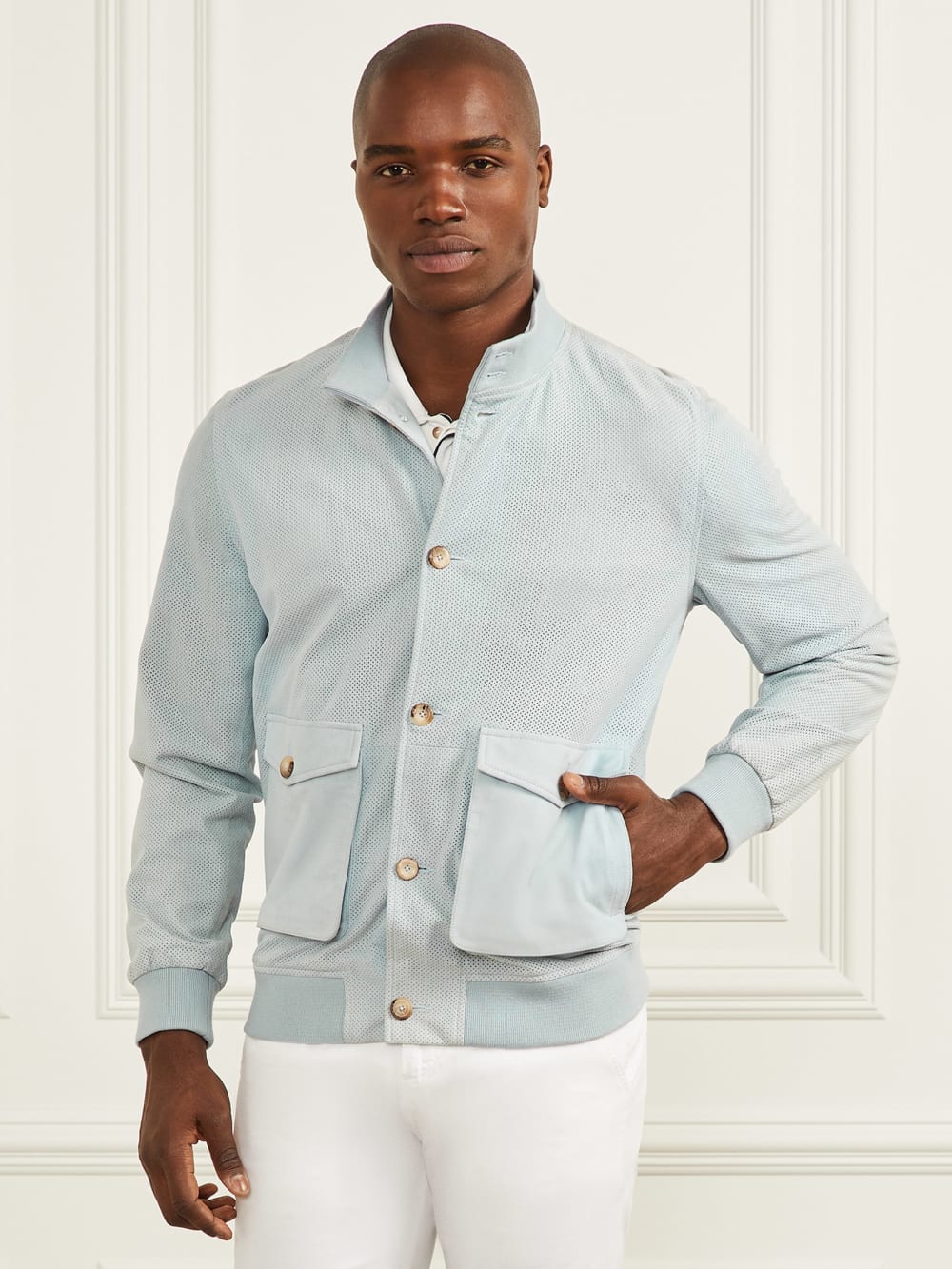 Suede Flight Jacket - Guess