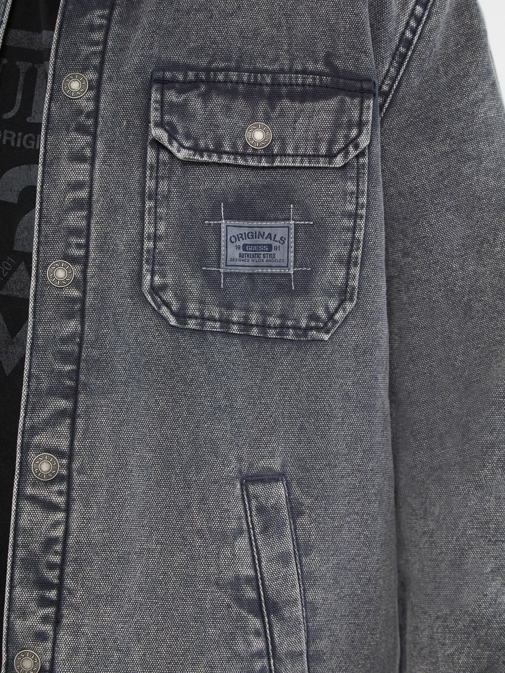 GUESS Originals Canvas Shirt Jacket - Guess
