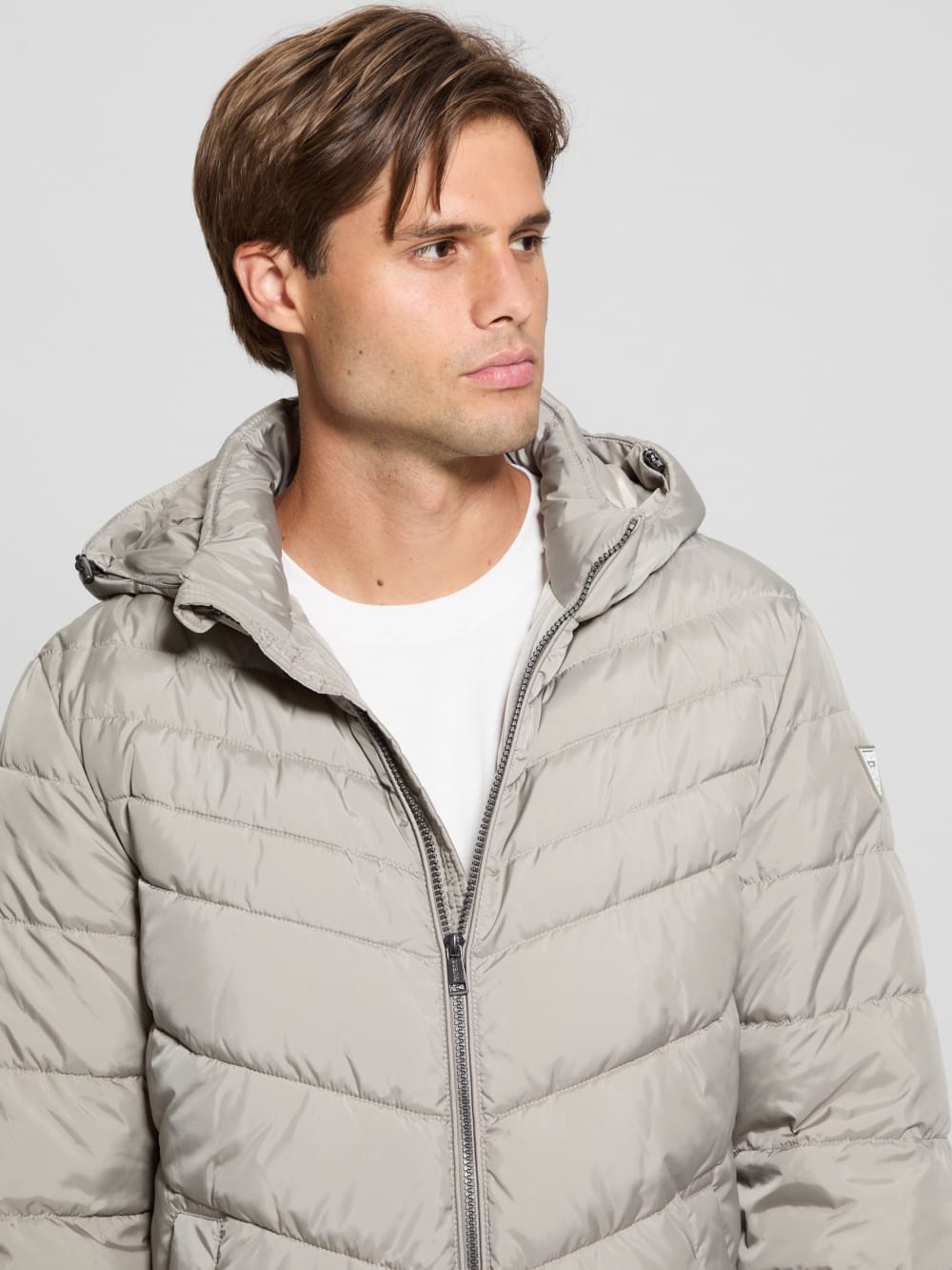 Eco Hooded Puffer Jacket - Guess