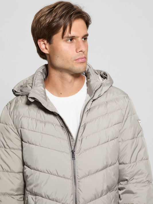 Eco Hooded Puffer Jacket - Guess