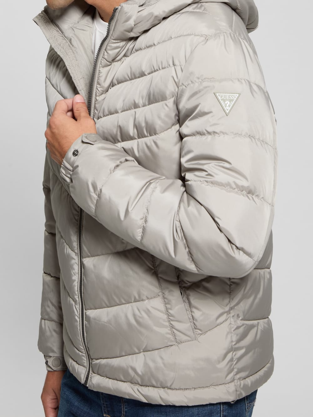 Eco Hooded Puffer Jacket - Guess