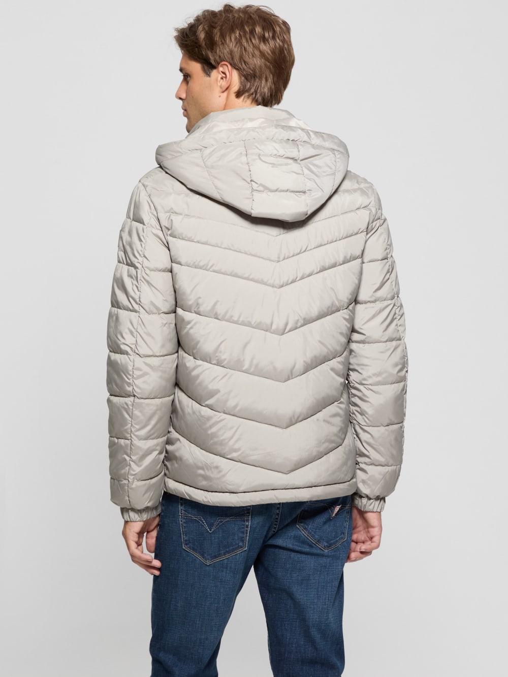 Eco Hooded Puffer Jacket - Guess
