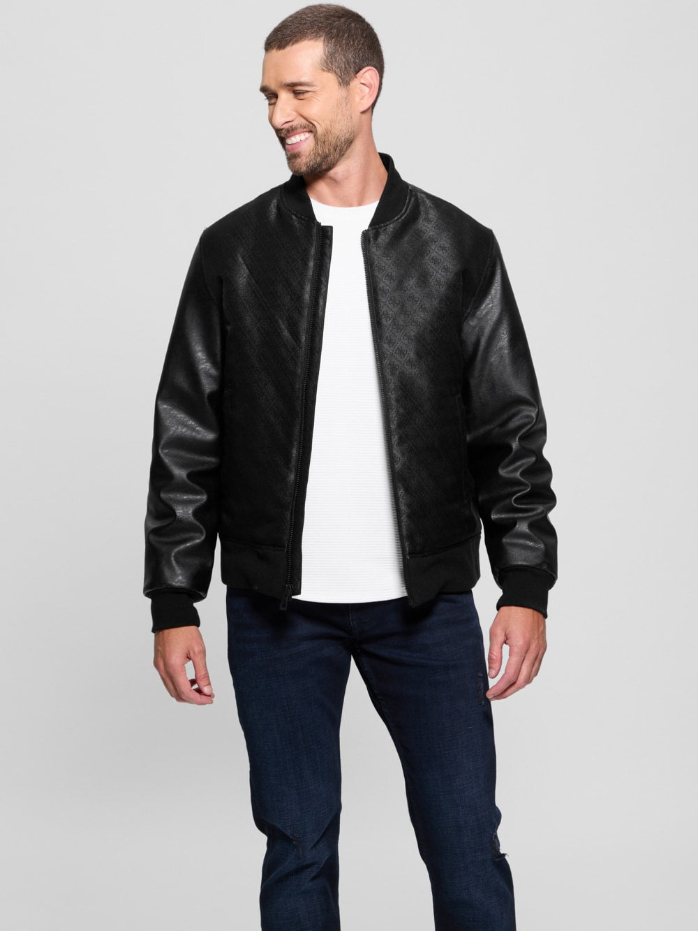 Quattro G Varsity Jacket - Guess