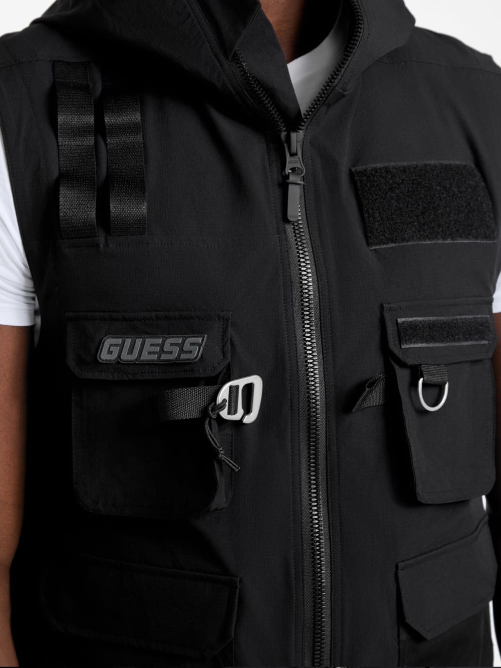 Galium Hooded Vest - Guess