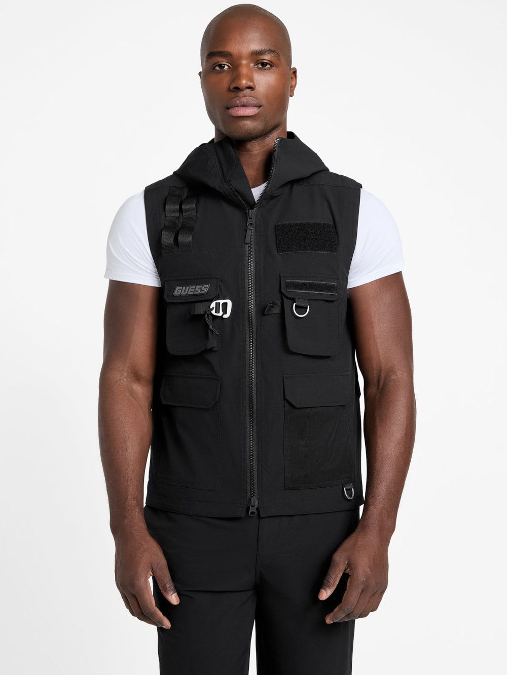 Galium Hooded Vest - Guess