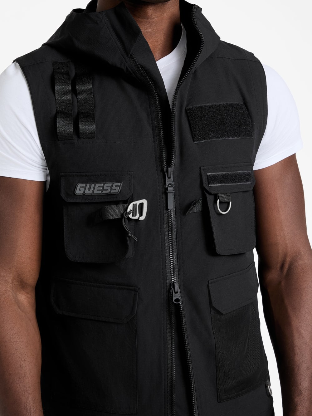 Galium Hooded Vest - Guess