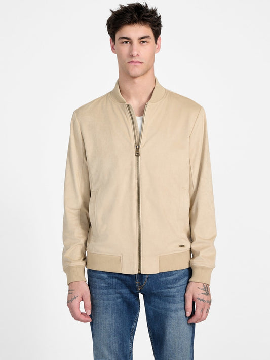 Eco Faux-Suede Flight Jacket - Guess