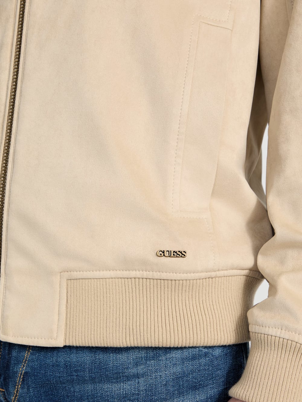Eco Faux-Suede Flight Jacket - Guess