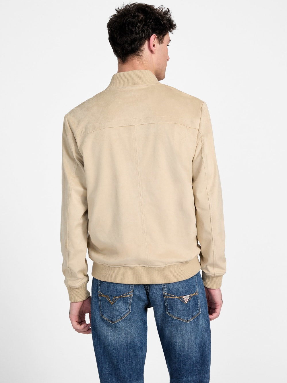 Eco Faux-Suede Flight Jacket - Guess