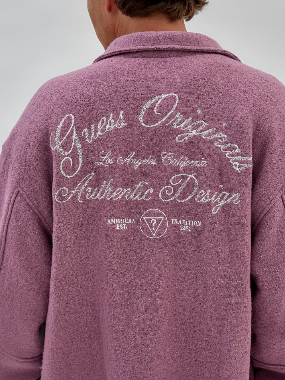 GUESS Originals Wool-Blend Varsity Jacket - Guess