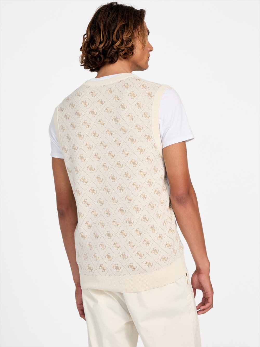 Eco Horace Jacquard Vest - Guess