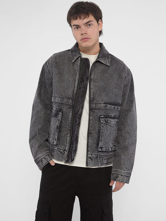GUESS Originals Acid Wash Denim Jacket - Guess