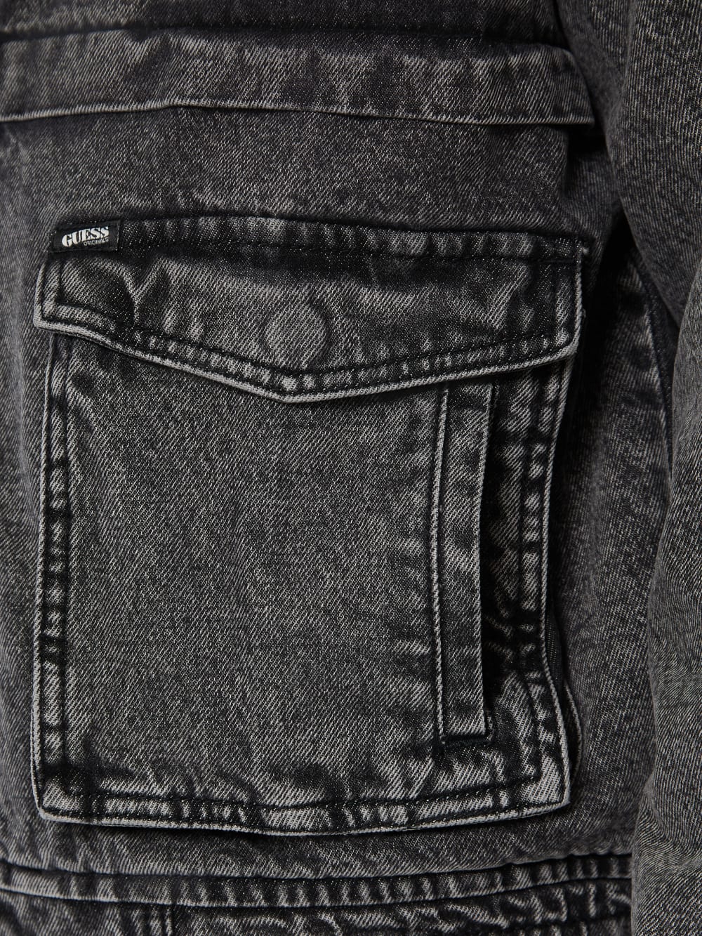 GUESS Originals Acid Wash Denim Jacket - Guess