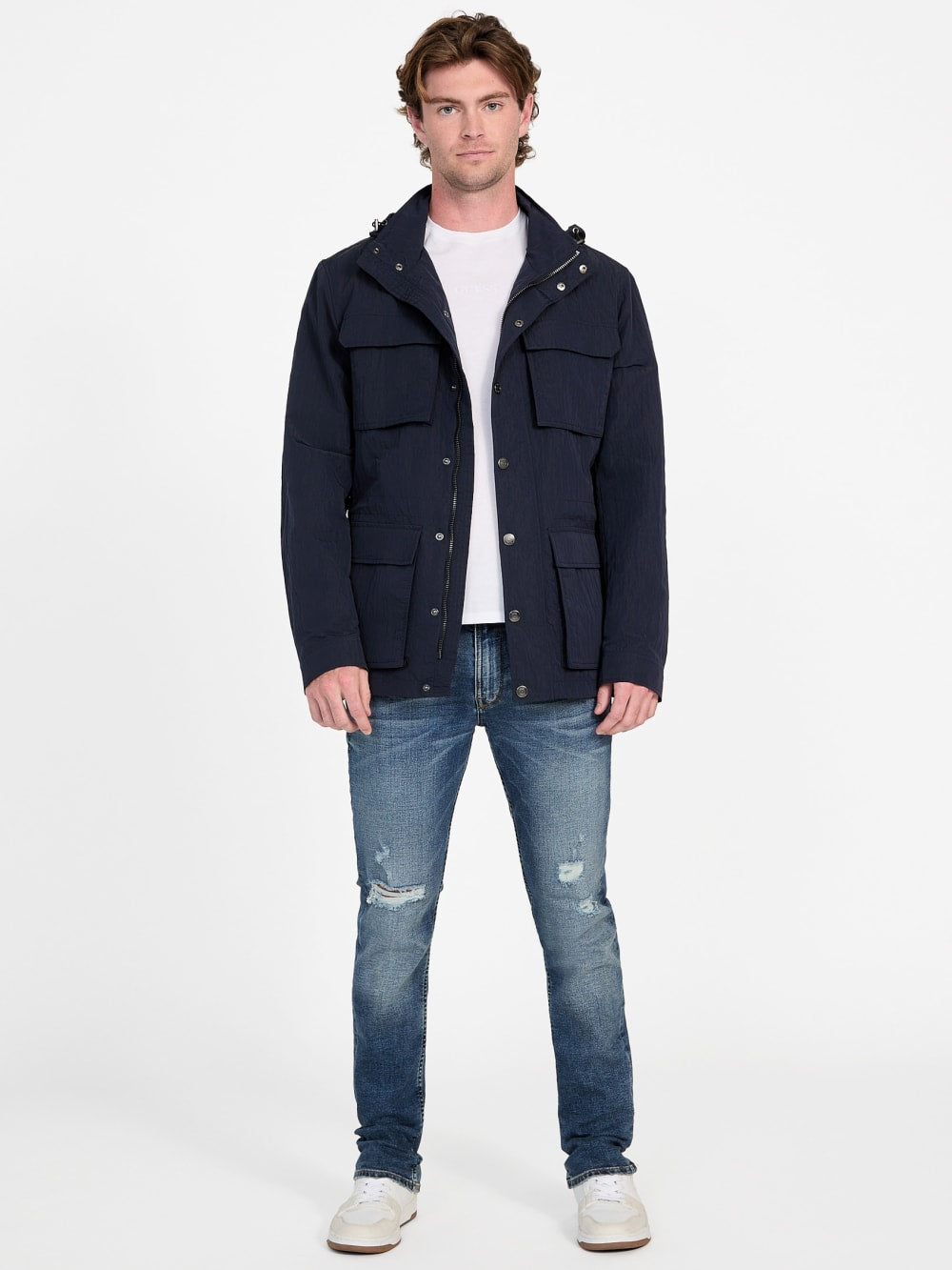 Nylon Field Jacket - Guess
