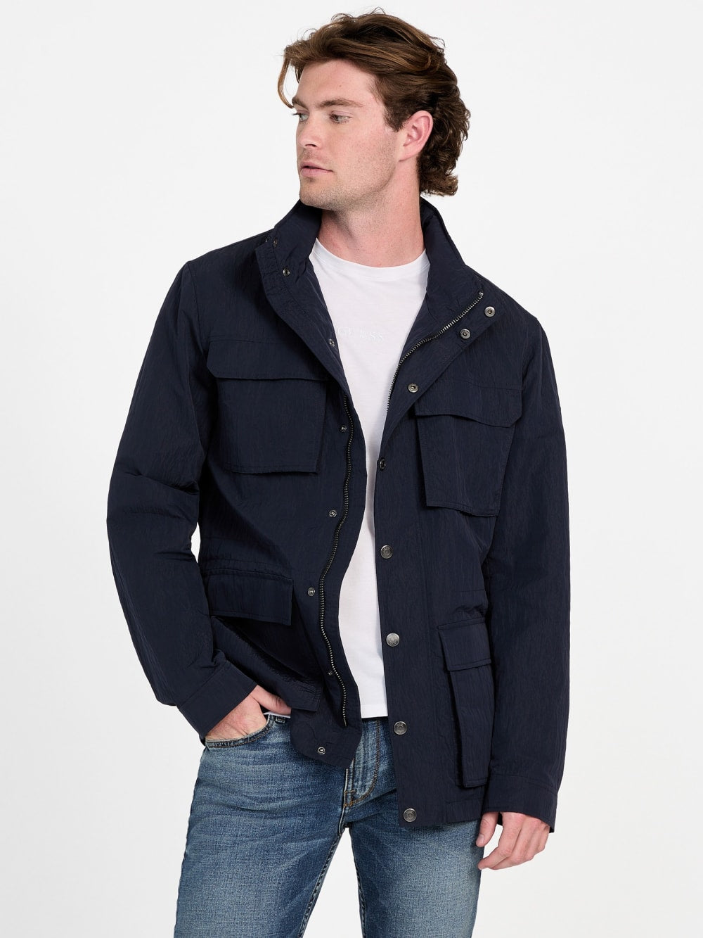 Nylon Field Jacket - Guess