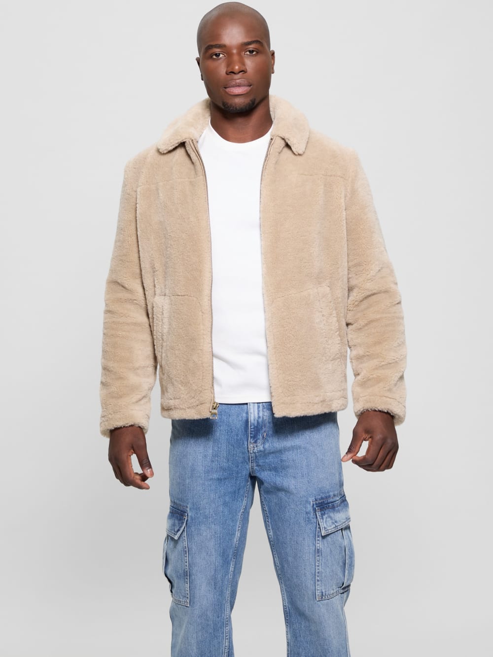Eco Teddy Sherpa Jacket - Guess