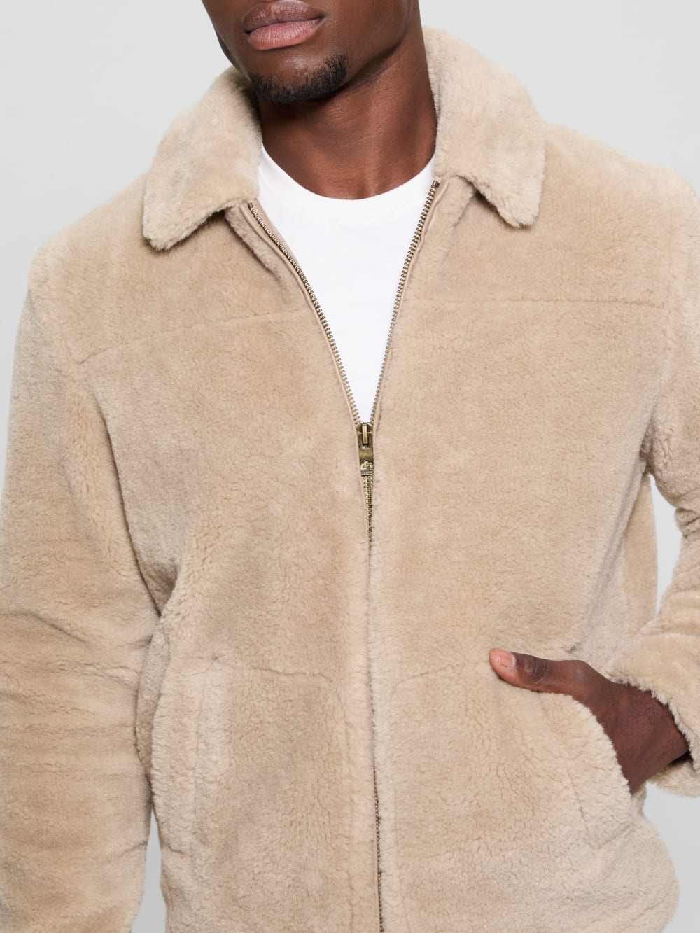 Eco Teddy Sherpa Jacket - Guess