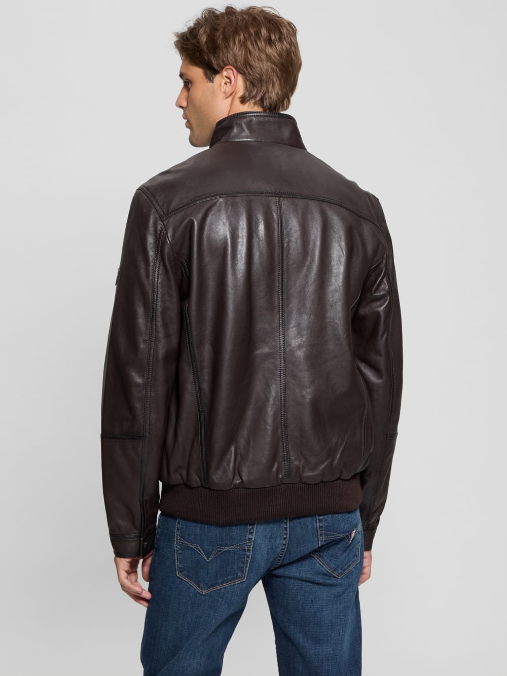 Bradley Leather Jacket - Guess
