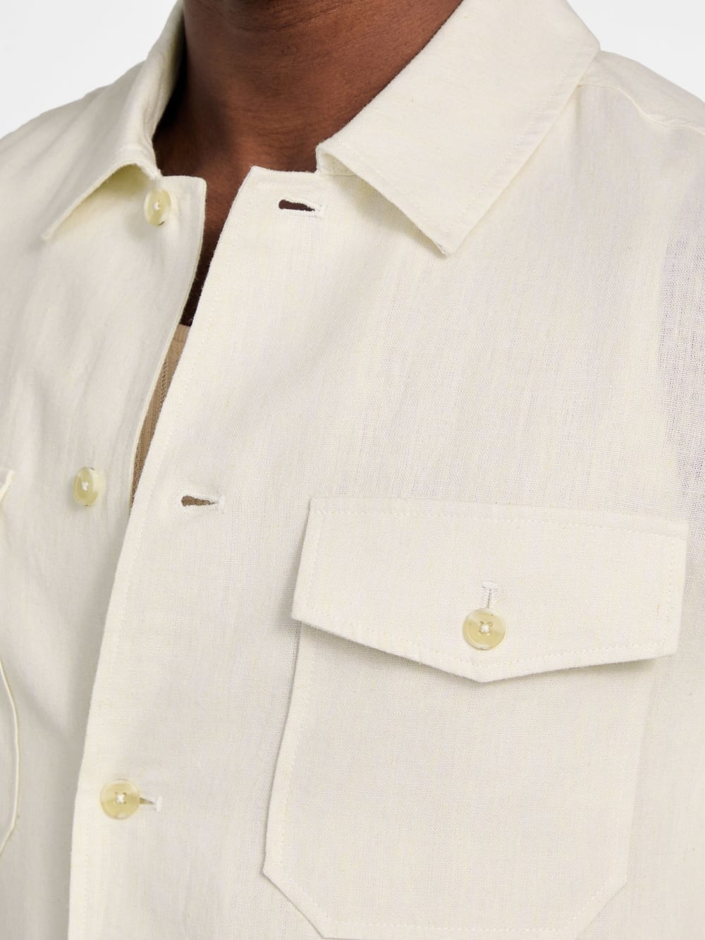Eco Fletcher Linen Shacket - Guess
