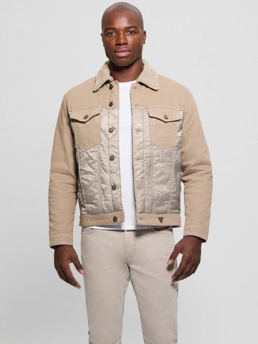Dean Denim Sherpa Jacket - Guess